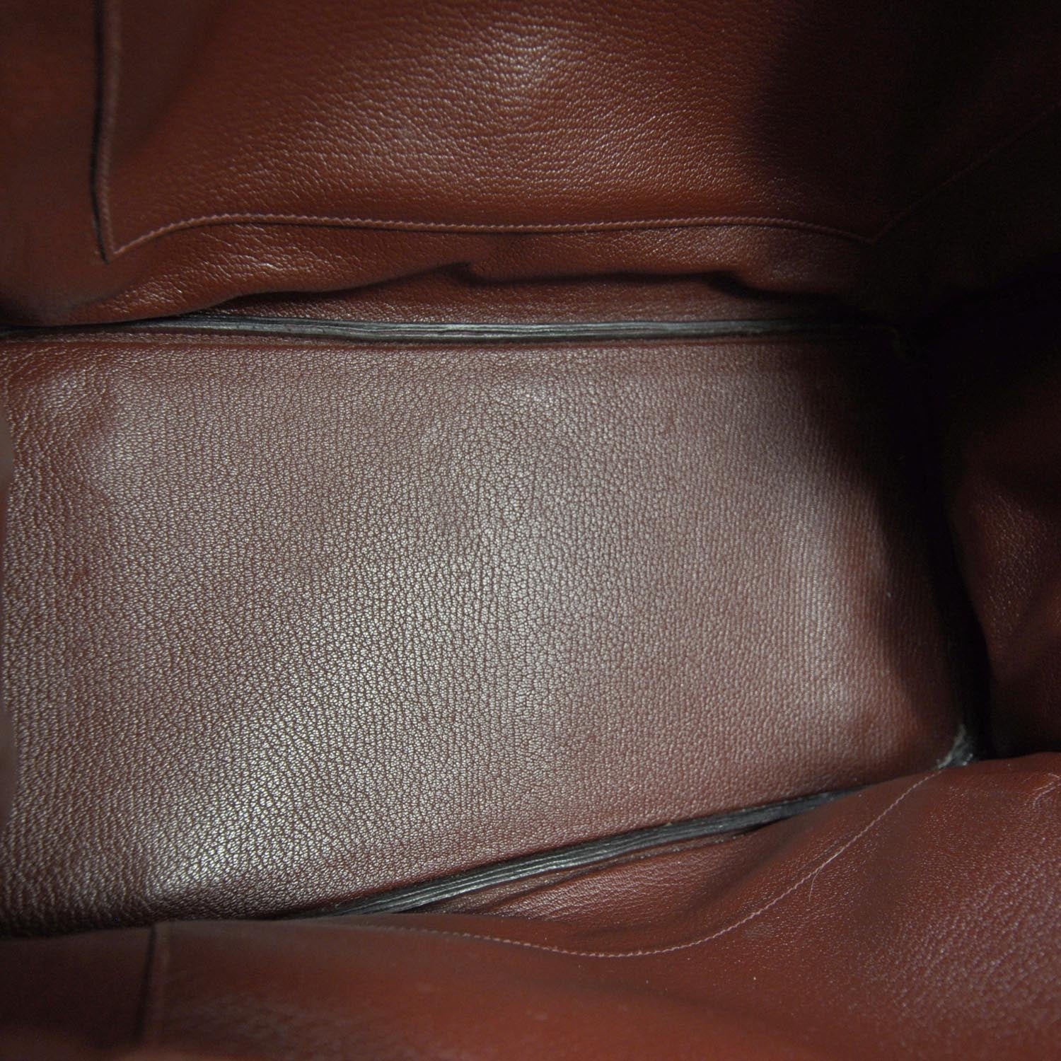 Hermes Chevre de Coromandel Birkin 35 Rouge H 6 of 9