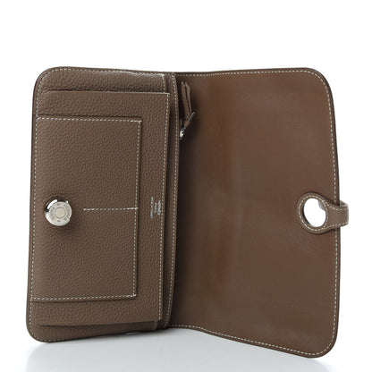 Hermes Togo Dogon Duo Wallet Etoupe 6 of 8