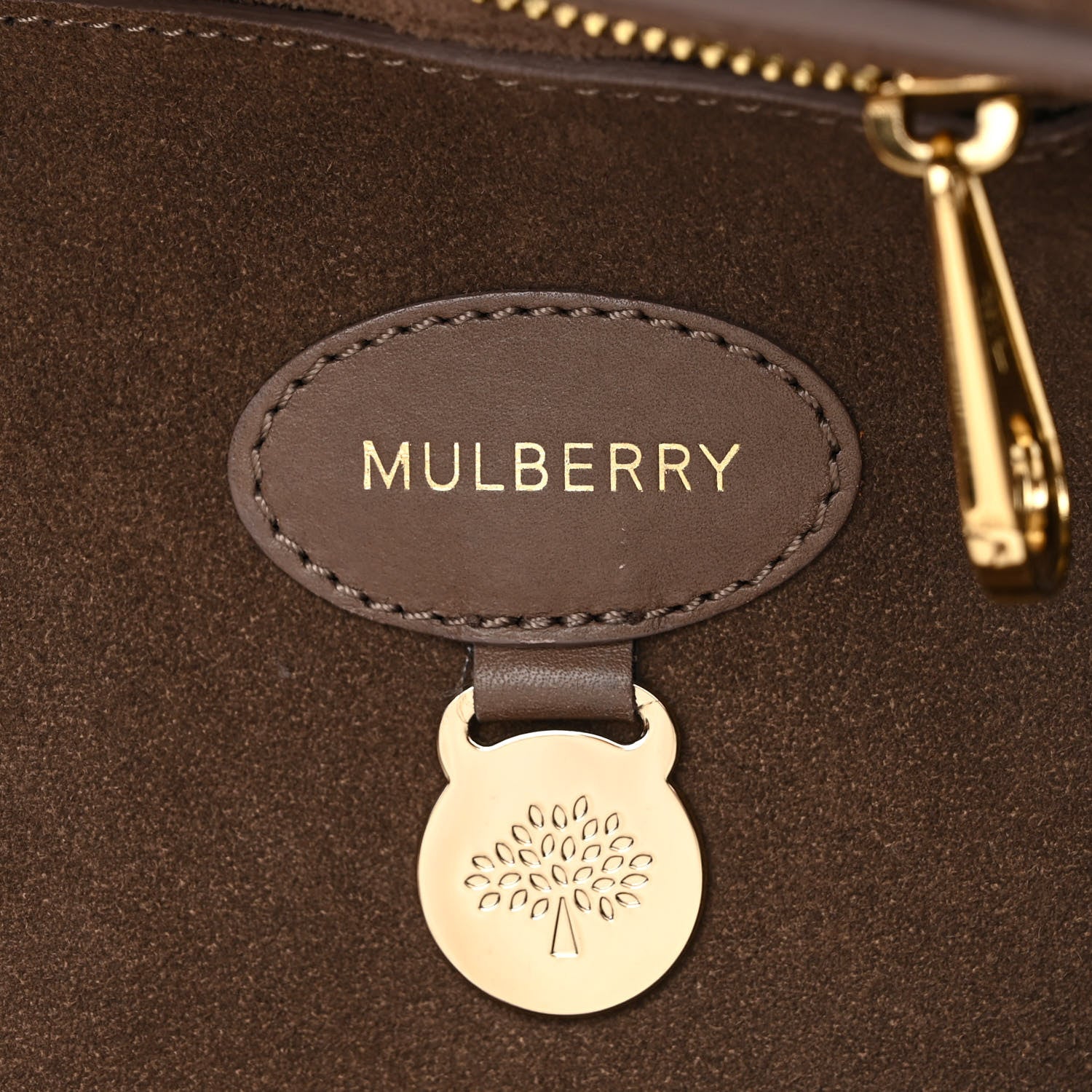 Mulberry Smooth Calfskin Bayswater Taupe 6 of 11