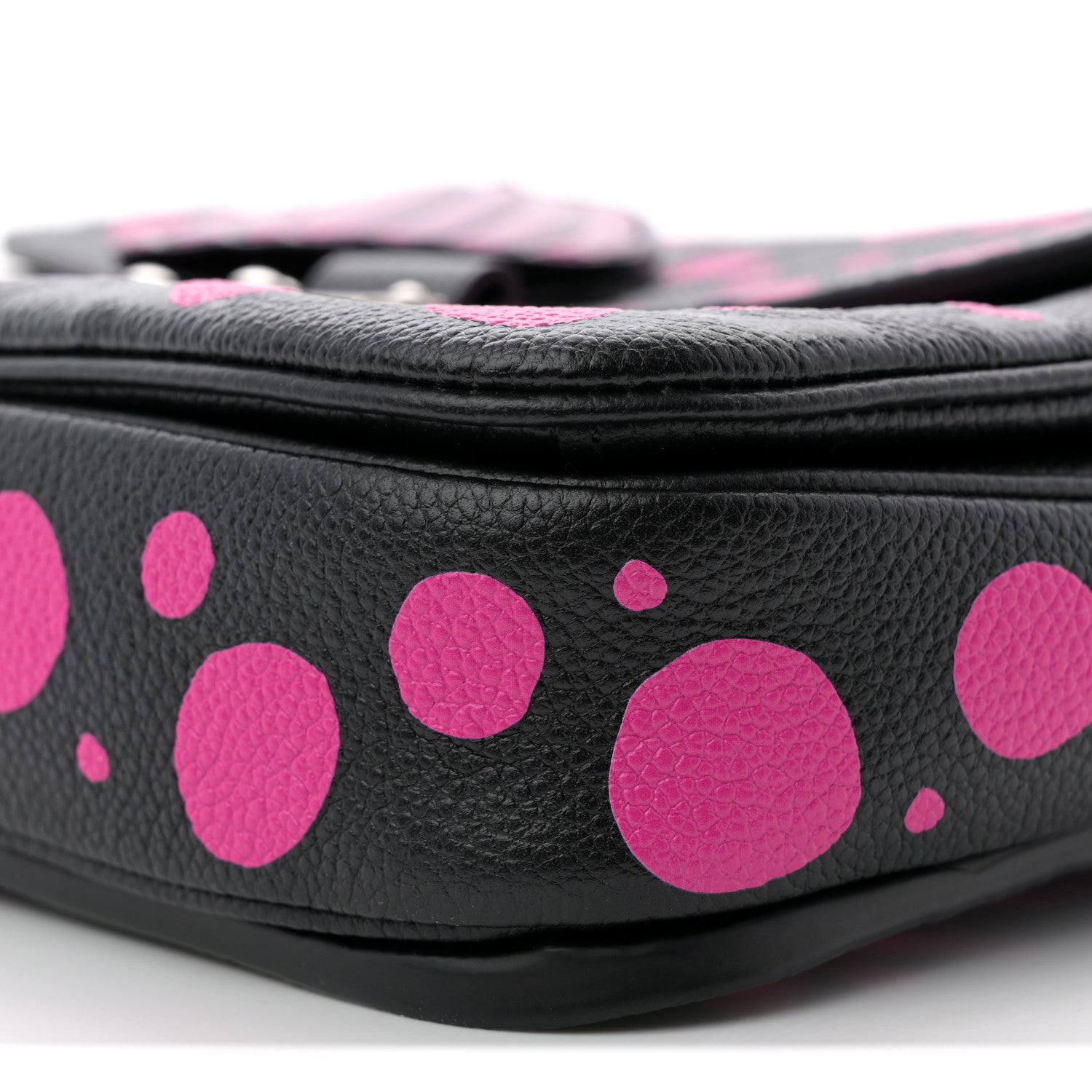 Louis Vuitton LV x YK Empreinte Monogram Giant Pochette Metis Black Fuchsia 10 of 11