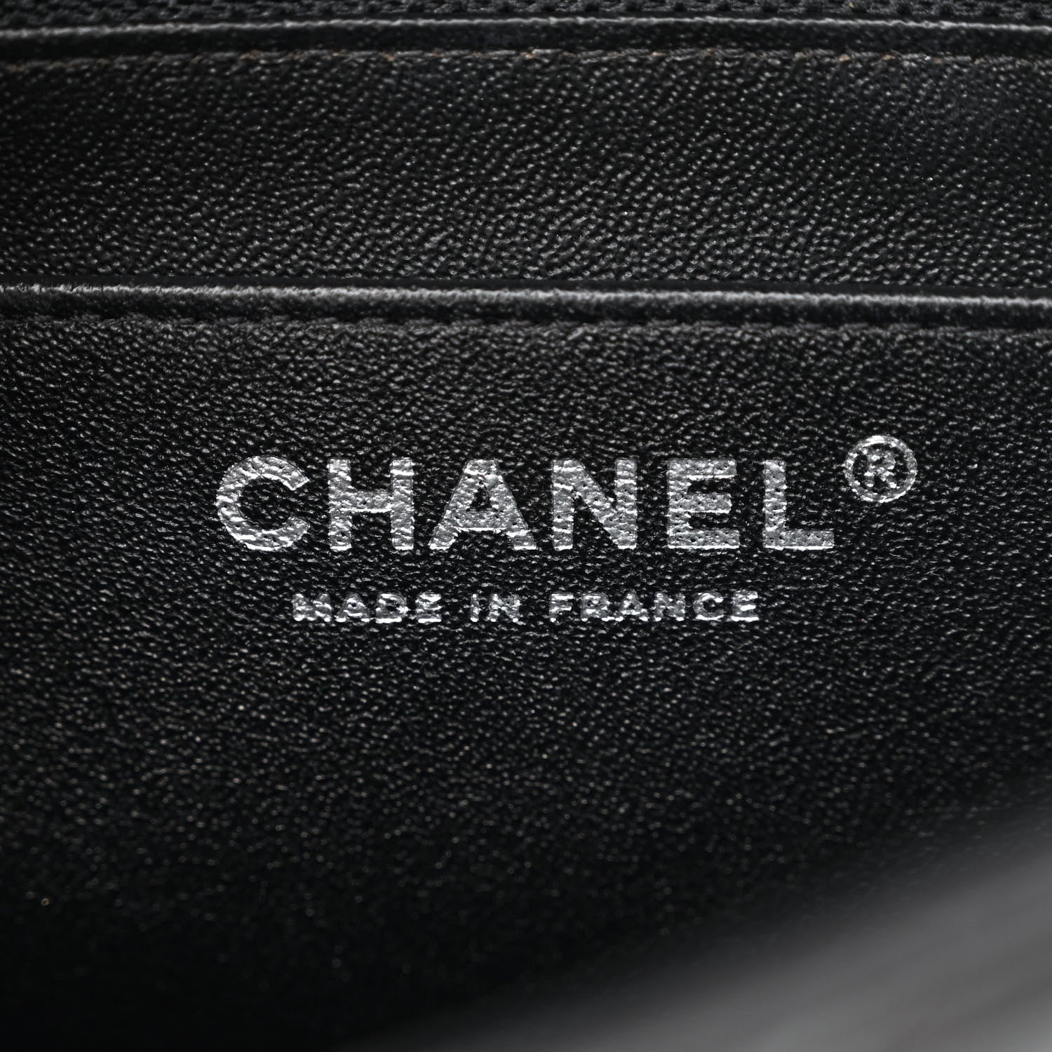 Chanel Lambskin Chevron Quilted Mini Square Flap Black 6 of 11