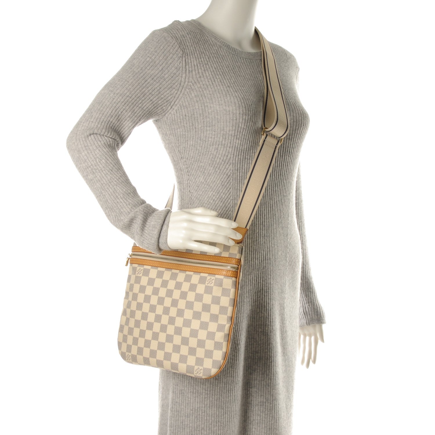 Louis Vuitton Damier Azur Bosphore Pochette 2 of 9