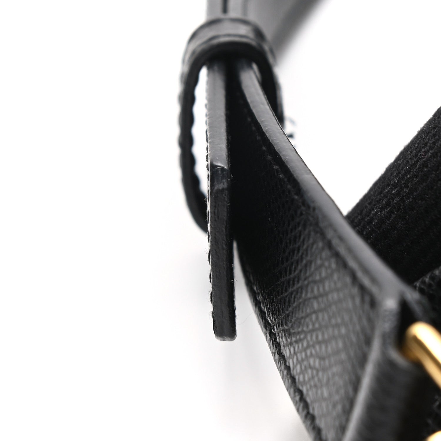 Saint Laurent Textured Calfskin Medium Classic Monogram Universite Bag Black 11 of 12
