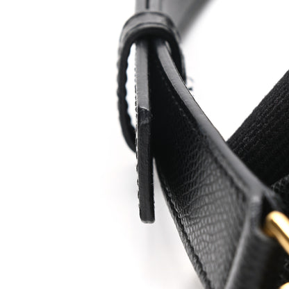 Saint Laurent Textured Calfskin Medium Classic Monogram Universite Bag Black 11 of 12