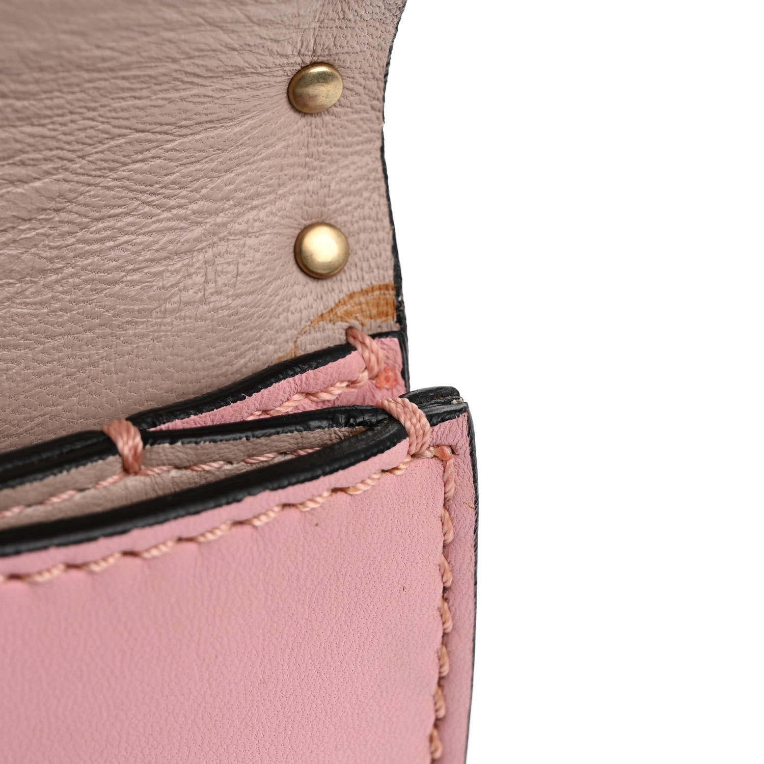 Valentino Garavani Nappa Rockstud Wristlet Clutch Water Rose 18 of 23