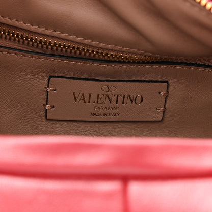 Valentino Garavani Nappa Small Roman Stud Hobo Rosso Valentino 6 of 8