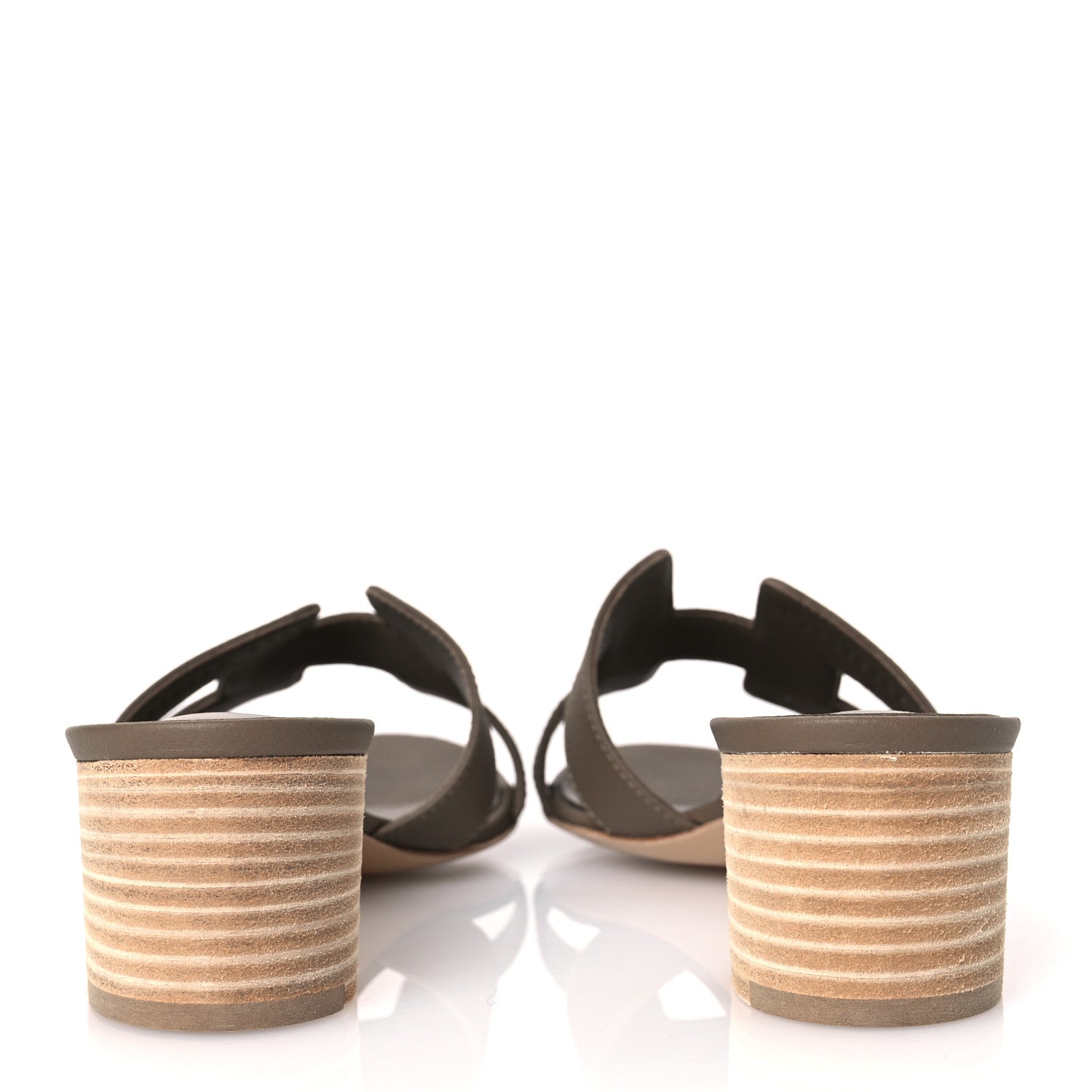 Hermes Epsom Oasis Sandals 41 Etoupe 6 of 12