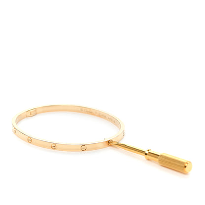 Cartier 18K Yellow Gold Small LOVE Bracelet 17 4 of 6
