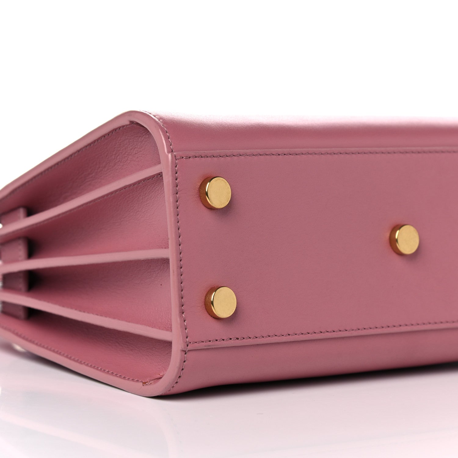 Saint Laurent Calfskin Small Sac De Jour Dark Rose 8 of 19