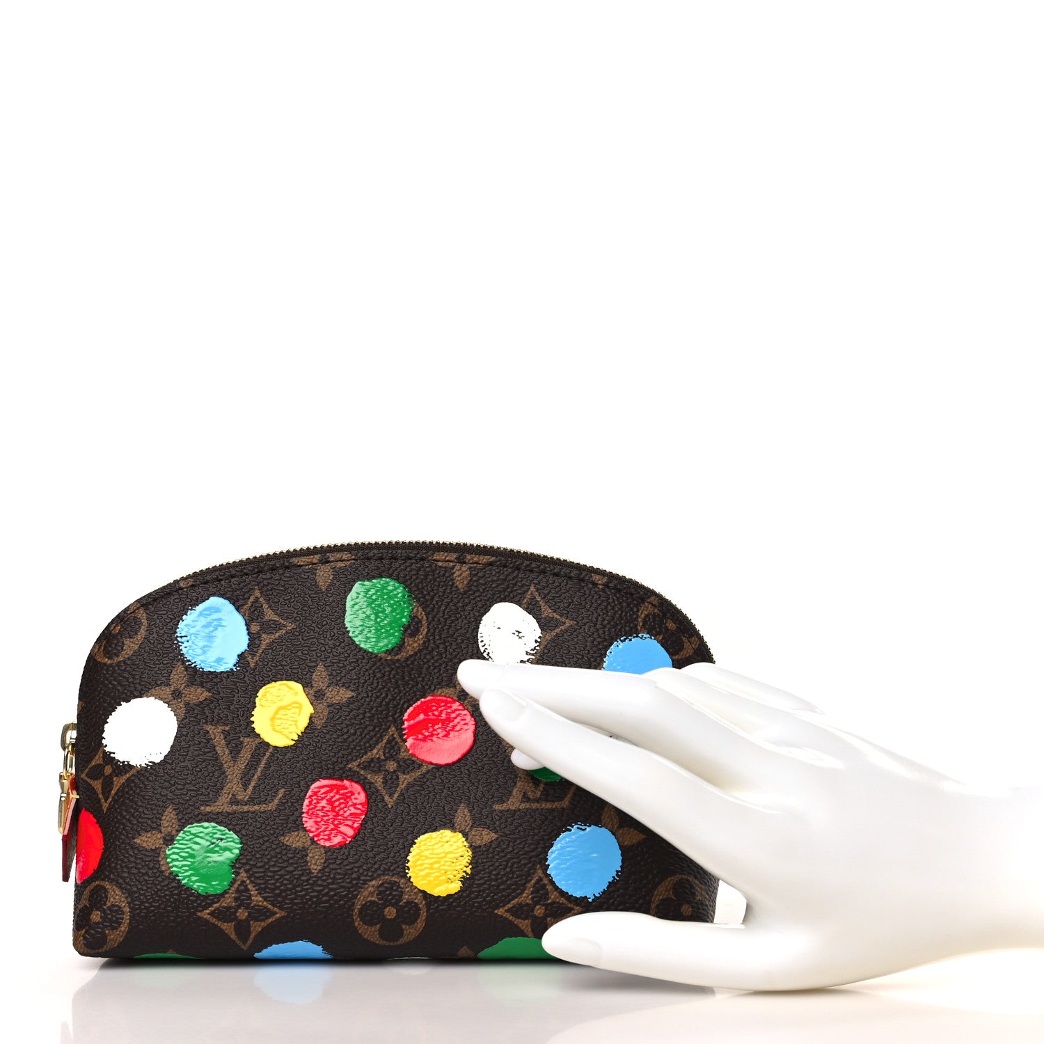 Louis Vuitton LV X YK Monogram Dots Cosmetic Pouch 2 of 7