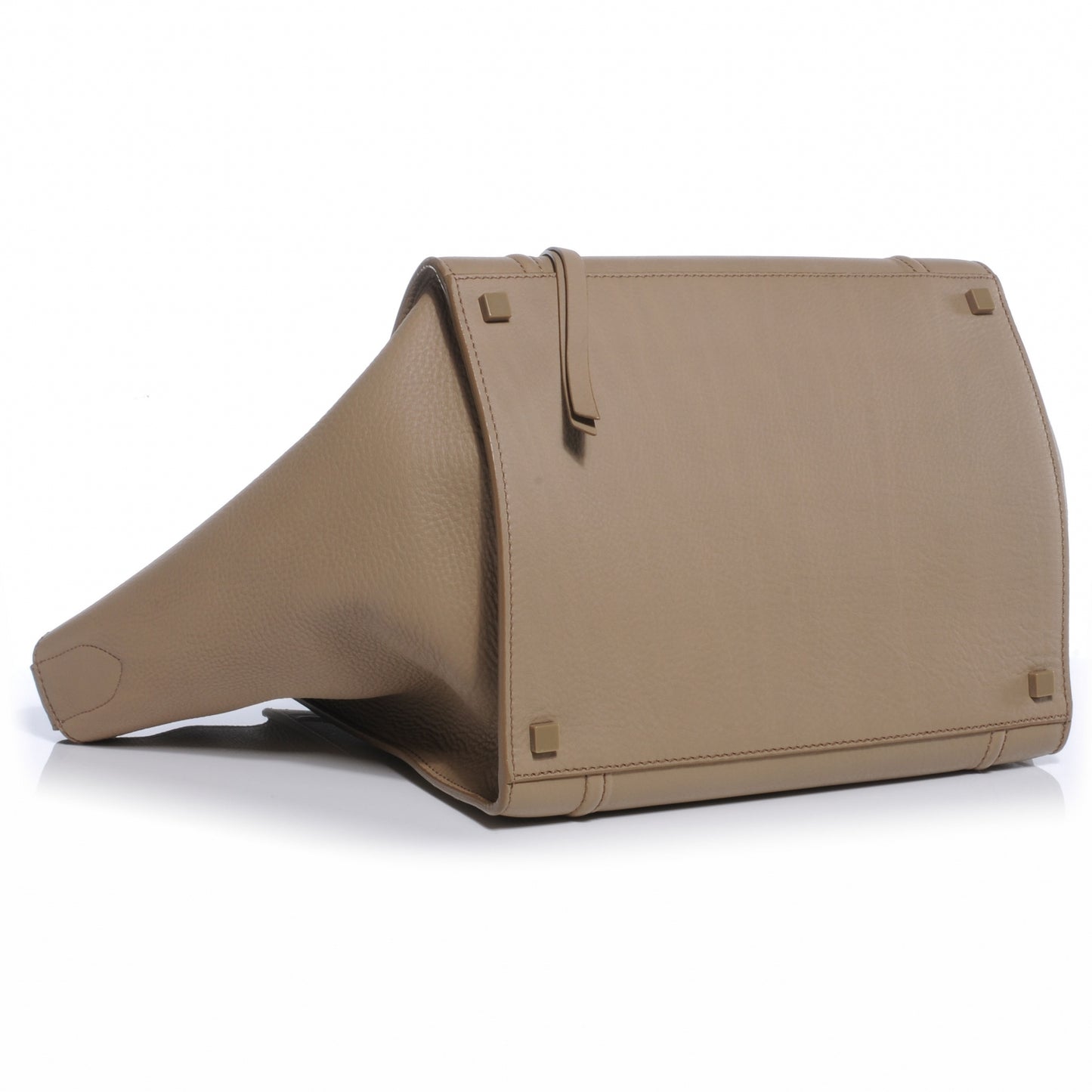 Smooth Calfskin Medium Phantom Luggage Light Khaki