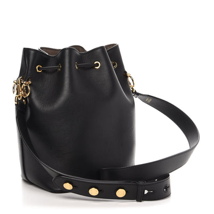 Fendi Vitello Grace Matte F is Fendi Grande Mon Tresor Bucket Bag Black 3 of 11