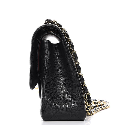 Chanel Caviar Quilted Jumbo Double Flap Black 10 of 10