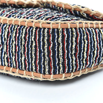 Chanel Tweed Woven Single Flap Brown Multicolor 10 of 10