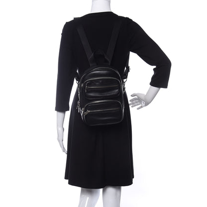 Alexander Wang Lambskin Double Zip Backpack Black 2 of 9