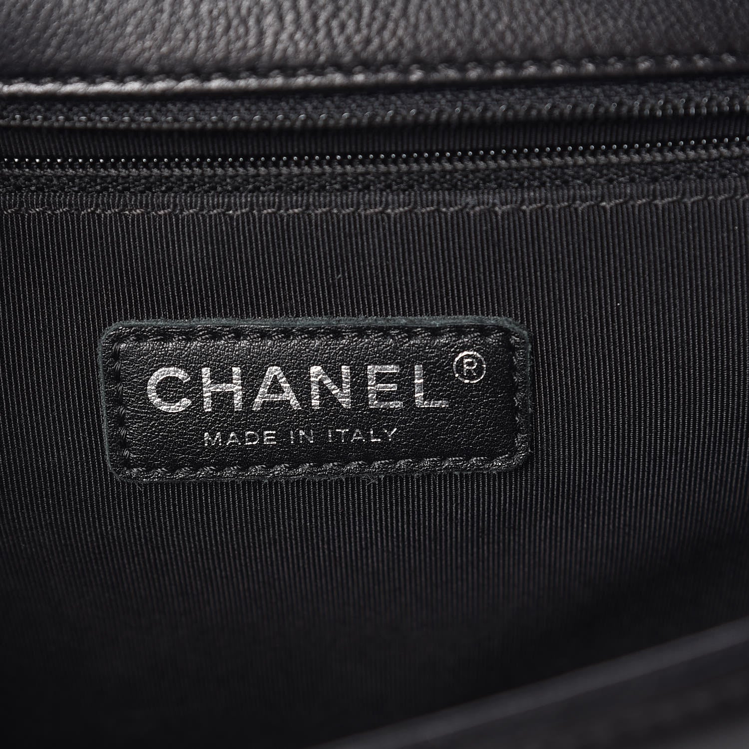 Chanel Lambskin Quilted Large Boy Flap Black 6 of 13