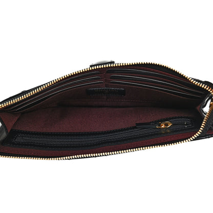 Chanel Aged Calfskin Quilted 2.55 Reissue Pouch With Chain Handle Black 6 of 8
