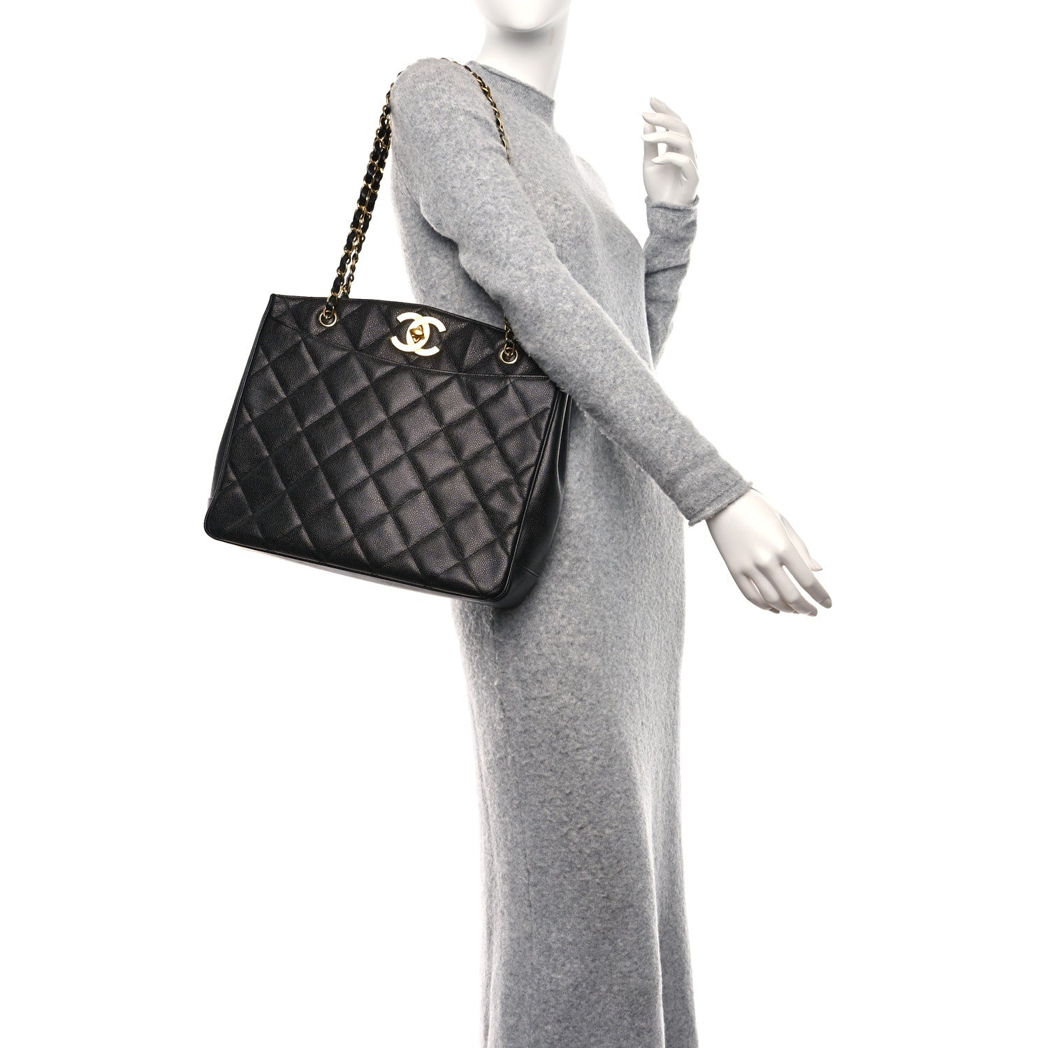 Chanel Caviar Shopper Tote Black 2 of 11