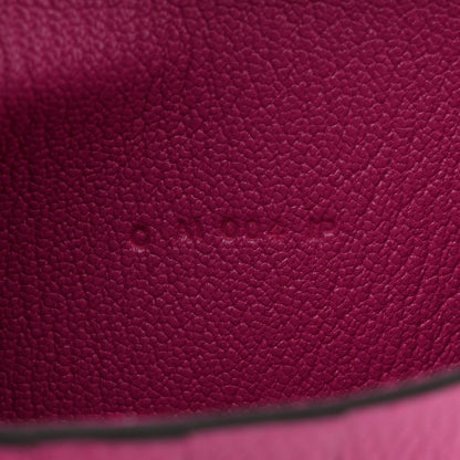 Hermes Chevre Mysore Medium Kelly Wallet Fuchsia 7 of 8