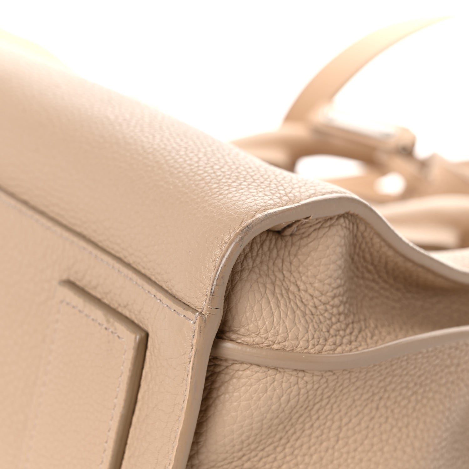 Saint Laurent Grained Calfskin Small Supple Sac De Jour Dark Beige 12 of 29