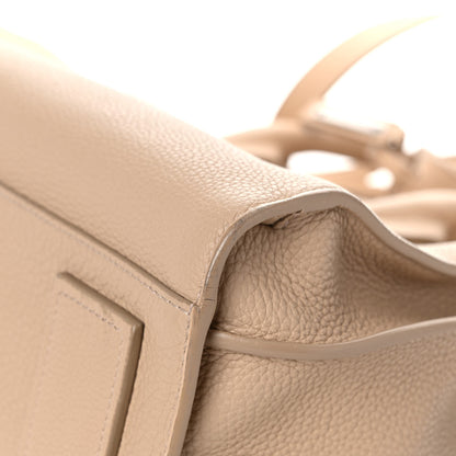 Saint Laurent Grained Calfskin Small Supple Sac De Jour Dark Beige 12 of 29