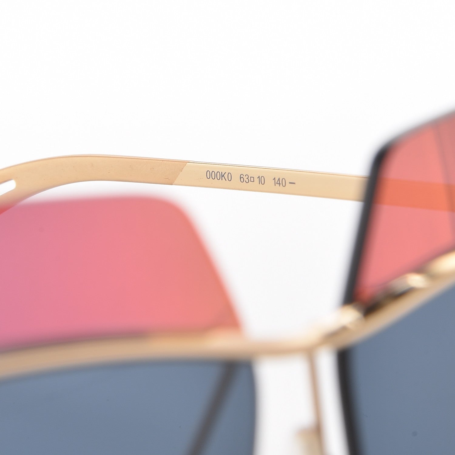 Christian Dior Metal DiorMetallic Sunglasses Orange Blue 6 of 9