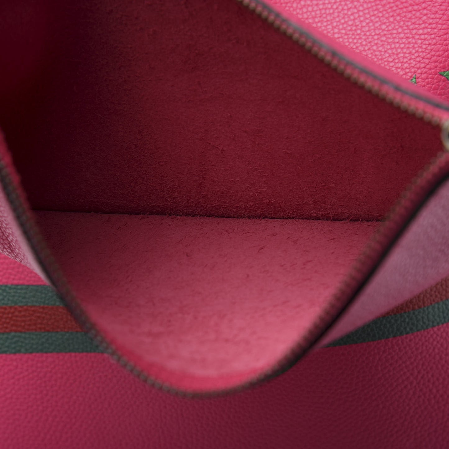 Grained Calfskin Logo Drawstring Backpack Box Pink Green Black