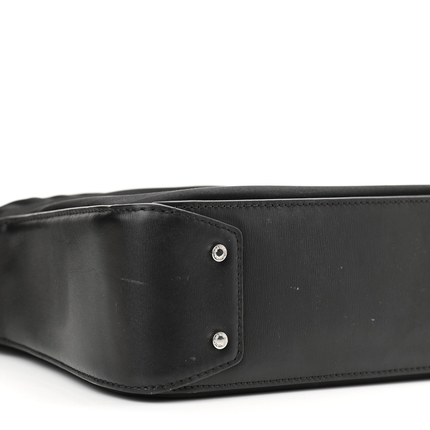 Lambskin Nylon Small Ryan Bag Black