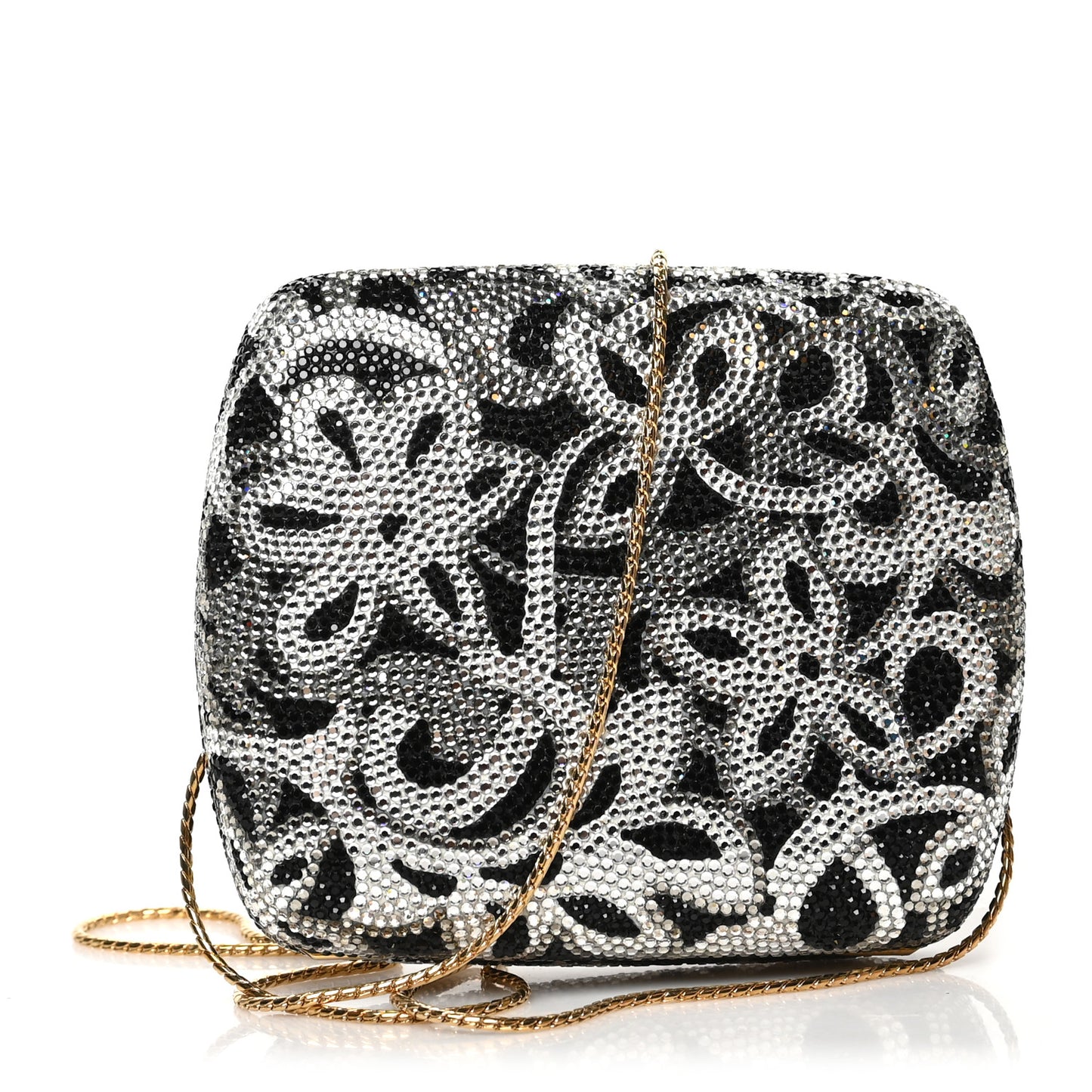 Swarovski Crystal Minaudiere Clutch
