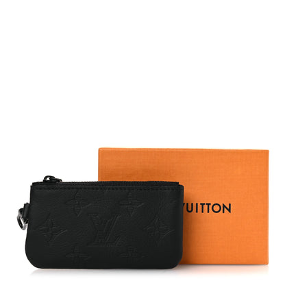Louis Vuitton Calfskin Monogram Shadow Key Pouch Black 7 of 7