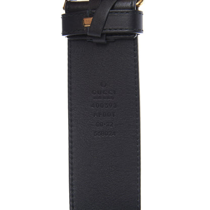 Gucci Calfskin Double G 40mm Belt 80 32 Black 5 of 5