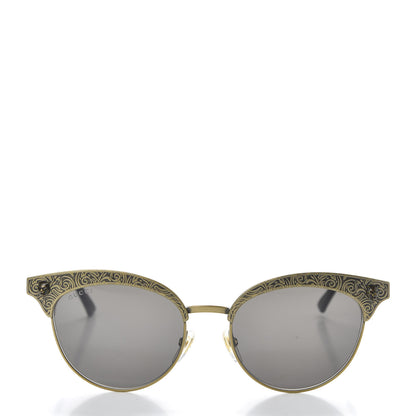 Gucci Metal Tiger GG0220S Sunglasses Antique Gold 2 of 8