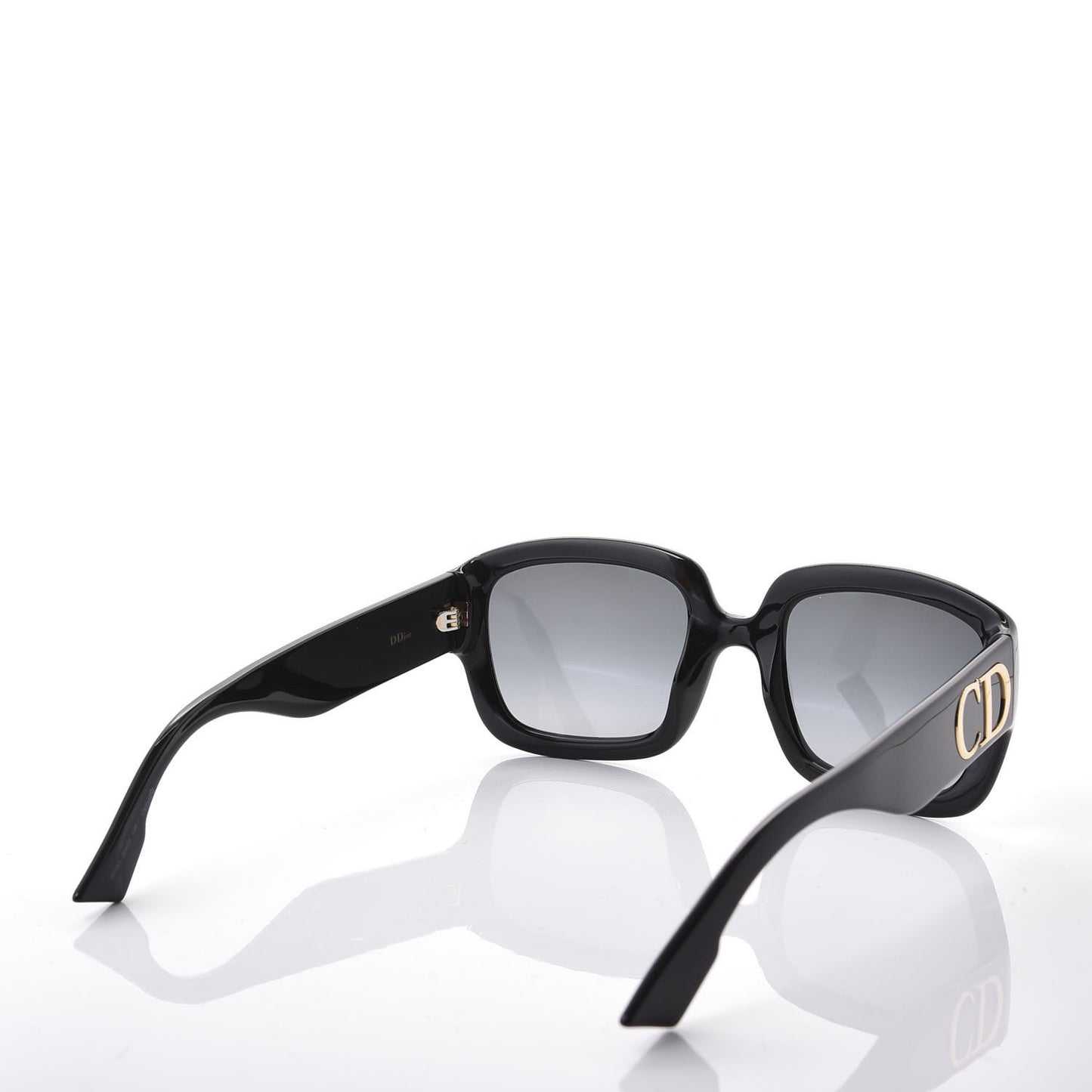 CHRISTIAN Acetate D Dior Sunglasses Black