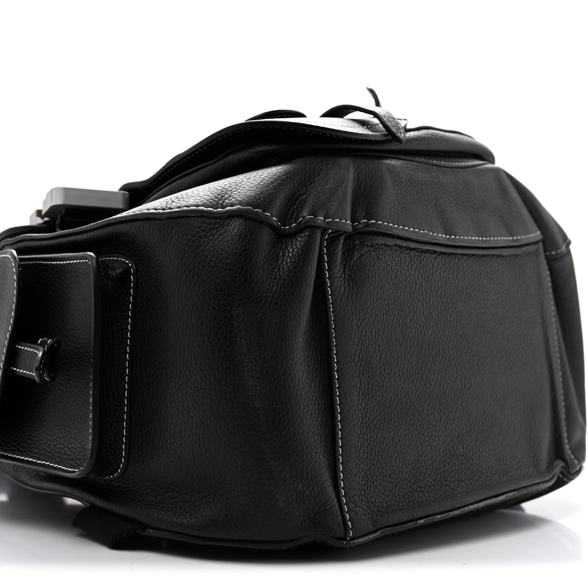 Christian Dior Grained Calfskin Maxi Gallop Backpack Black 9 of 14