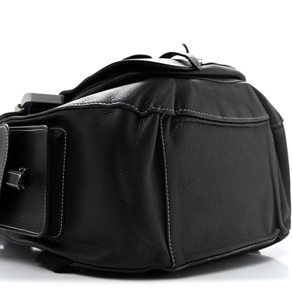 Christian Dior Grained Calfskin Maxi Gallop Backpack Black 9 of 14