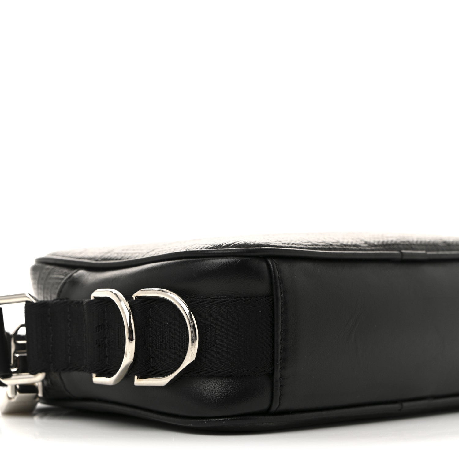 Givenchy Coated Canvas Logo Embossed Body Pouch Black Black 9 of 15