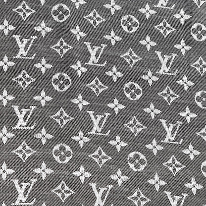 Louis Vuitton Wool Silk Monogram Denim Shawl 4 of 7