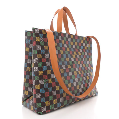 Louis Vuitton Vers Damier Ebene Shopper Bag MM Multicolor 3 of 9
