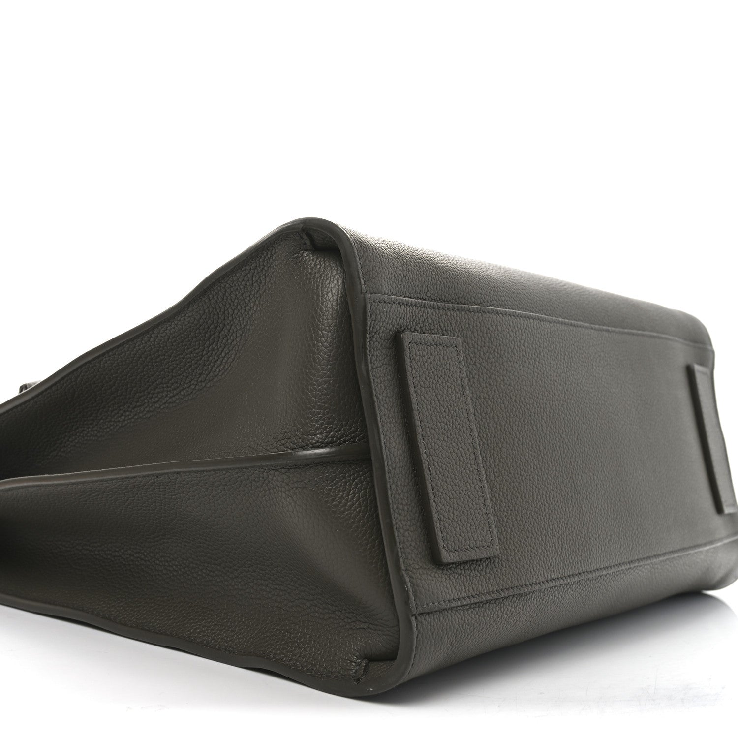 Saint Laurent Grained Calfskin Sac De Jour Souple North South Tote Kaki Militaire 9 of 10