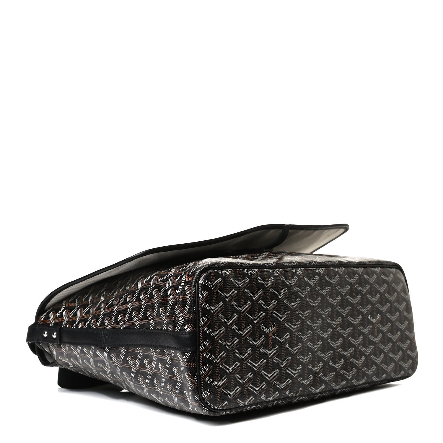 Goyard Goyardine Capetien Messenger Bag Black 3 of 13