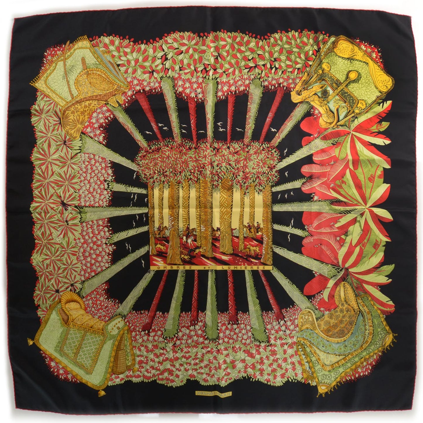 Silk Ombres et Lumieres Scarf 90