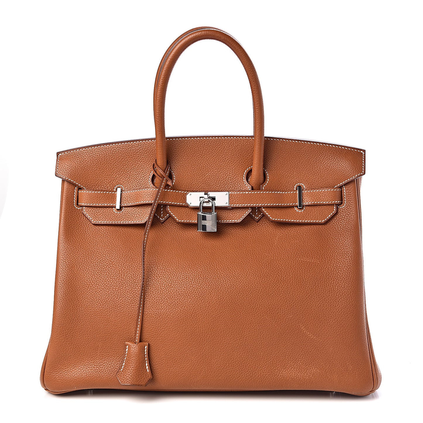 Natural Barenia Faubourg Birkin 35 Fauve