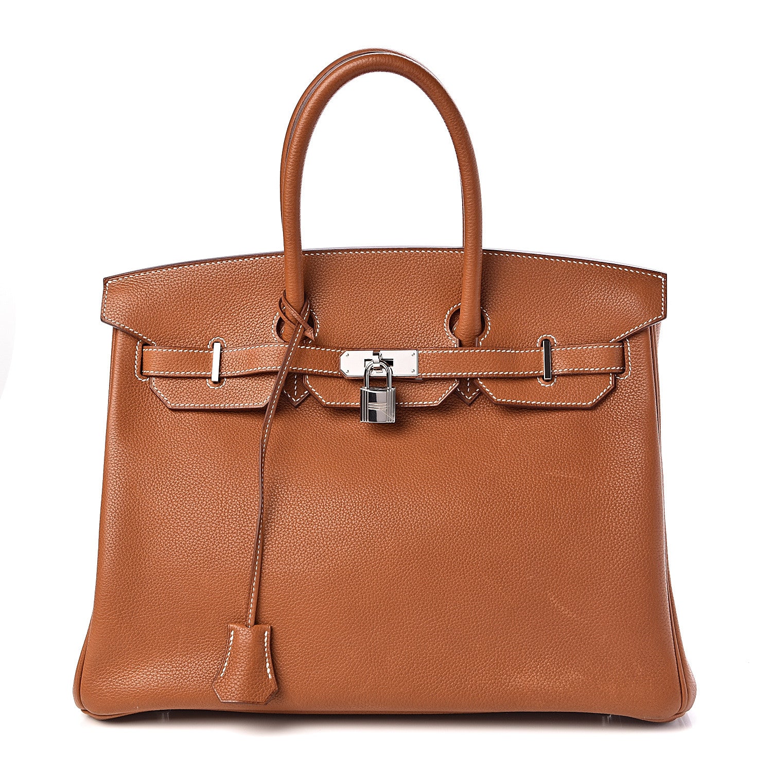Hermes Natural Barenia Faubourg Birkin 35 Fauve 1 of 46