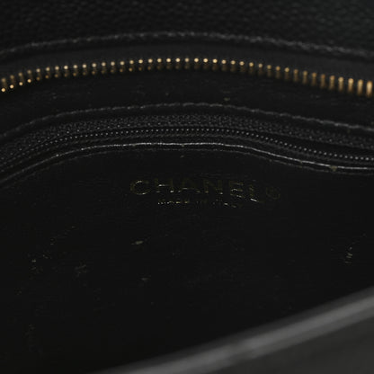 Chanel Caviar Quilted Medallion Tote Black 6 of 10