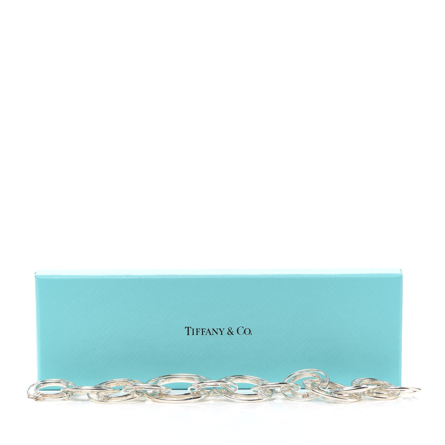 Tiffany Sterling Silver Atlas Link Bracelet 6 of 6