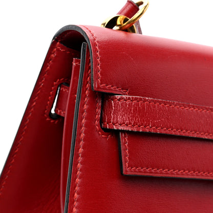 Hermes Box Mini Kelly Sellier 20 Rouge Vif 11 of 12