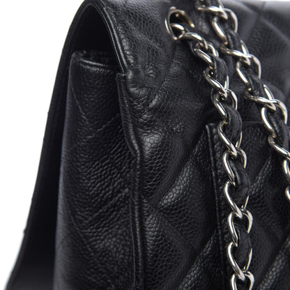 Chanel Caviar Quilted Maxi Single Flap Black 10 of 13