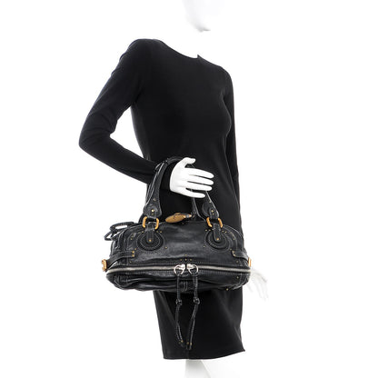 Chloe Calfskin Paddington Satchel Black 2 of 12