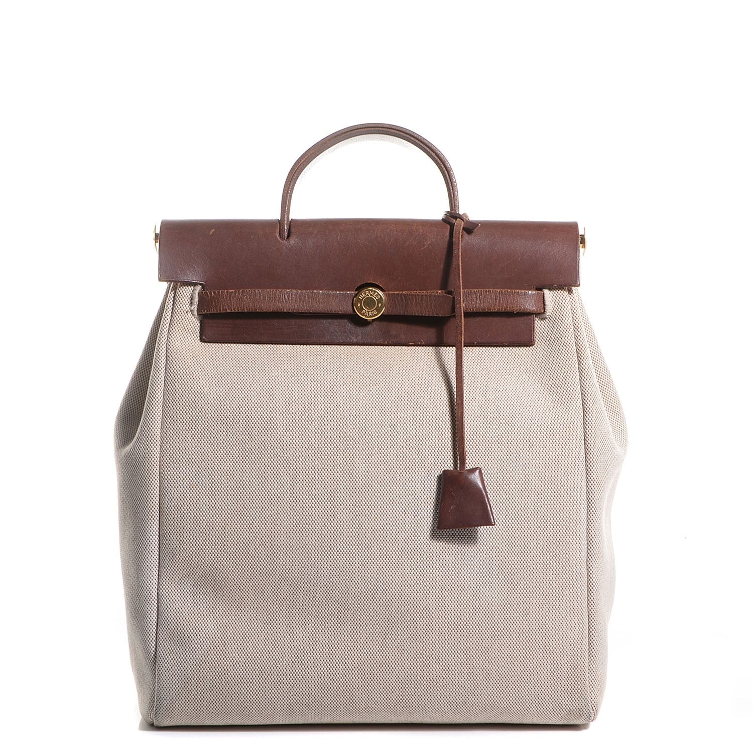 Hermes Toile Herbag Backpack GM 1 of 9