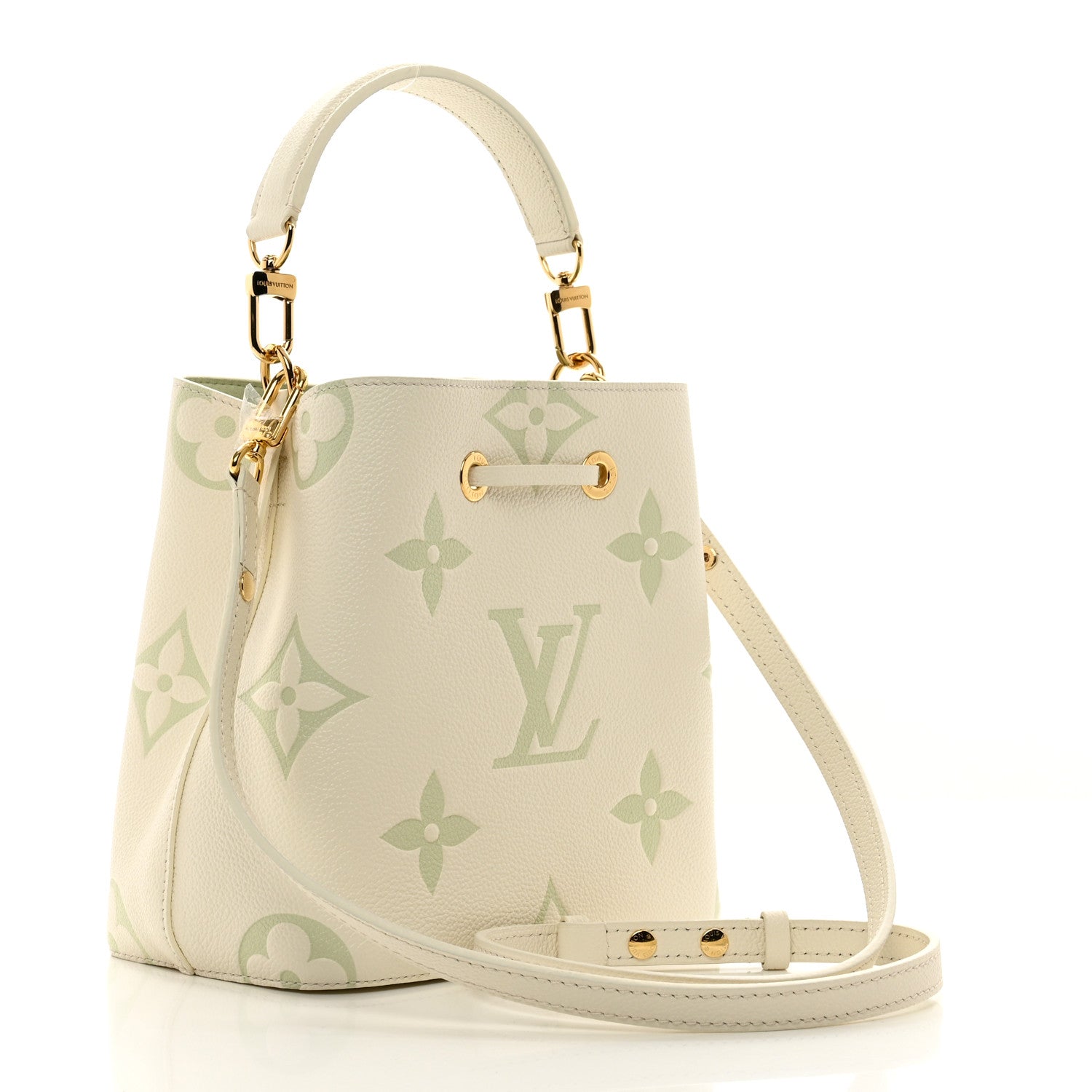 Louis Vuitton Empreinte Monogram Giant Neonoe BB Latte Matcha 3 of 10